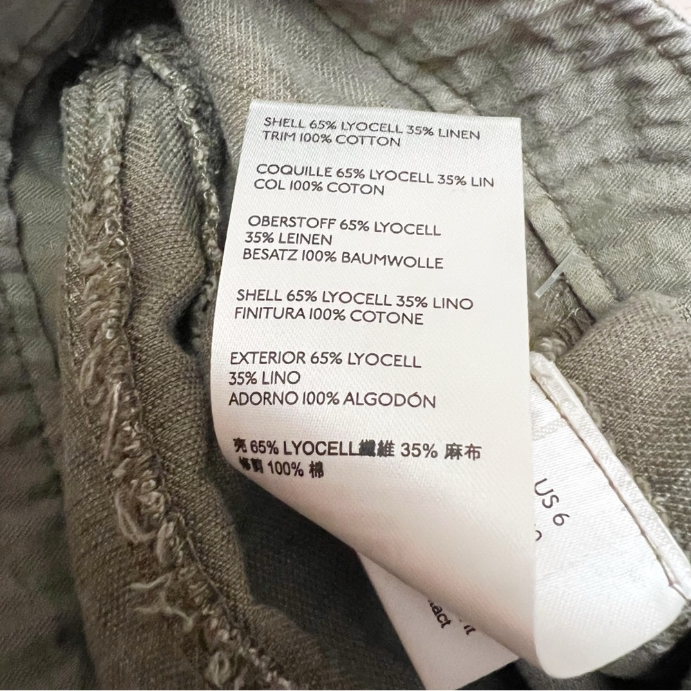 Free People Women’s Desert Days Harem Utility Pants Lightweight Green Size 6 NEW - Picture 11 of 11
